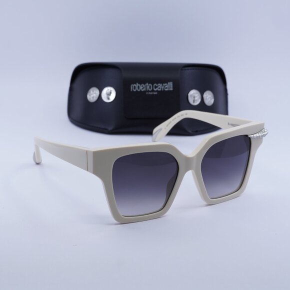 Final Price! Roberto Cavalli SRC002S 09X7 Beige/Grey Sunglasses - Picture 1 of 10
